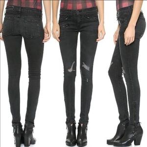 Rag and Bone Ripped Blackthorne Gray Jeans